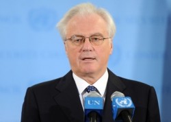 Чуркин обвинил Совбез ООН в цинизме Чуркин обвинил Совбез ООН в цинизме